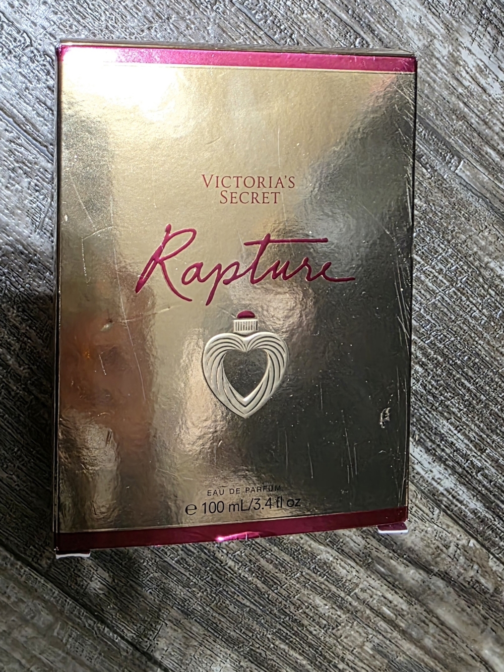 Victoria's Secret Rapture Eau de Parfum Rapture - Gold & Pink Box
